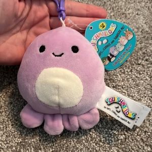 Violet the Octopus Squishmallow Clip On